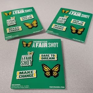 NEW Hornitos A FAIR SHOT Enamel Pin Pin Set of 3 Hornitos Tequila Inspirational